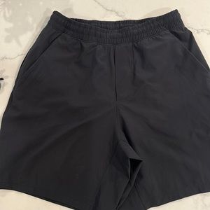 Lululemon black mens 7 inch shorts size small.